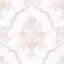 Azulejo Large Baroque Damask 33' L x 21" W Wallpaper Roll-71528834