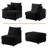 Convertible Sectional Sofa With Hidden Storage Armrests, A Movable Ottoman, 2 USB Ports, 2 Cup Holders, A Phone Holder-2130224887