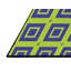 Tapis vert/bleu à motifs-169260752