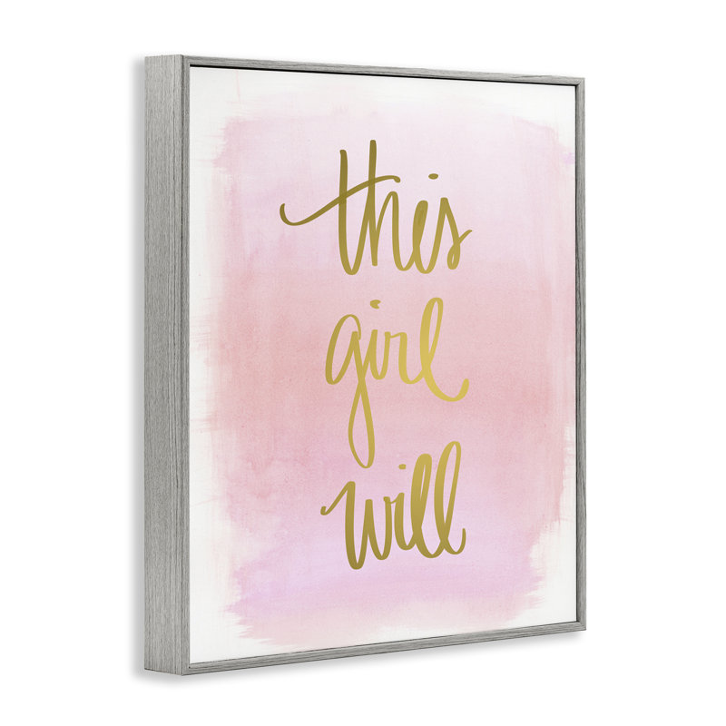 This Girl Will on Pink, estampe numérique par Anna Quach bg-874, Estampe numérique Farmhouse, H 14 po x l 11 po