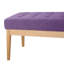 Banc repose-pieds, mauve