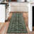 Vintage Washable Area Rug for Bedroom, Distressed Non-Slip Non-Shedding Floral Soft Throw Rugs for Living Room, Dining, Foyer-1136088074