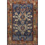 Tapis bleu antique en laine Bidjov