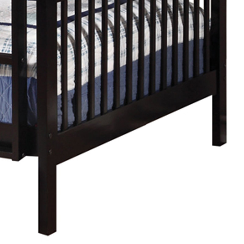 Kathlynn Kids Bunk Bed, Full over Full, Black