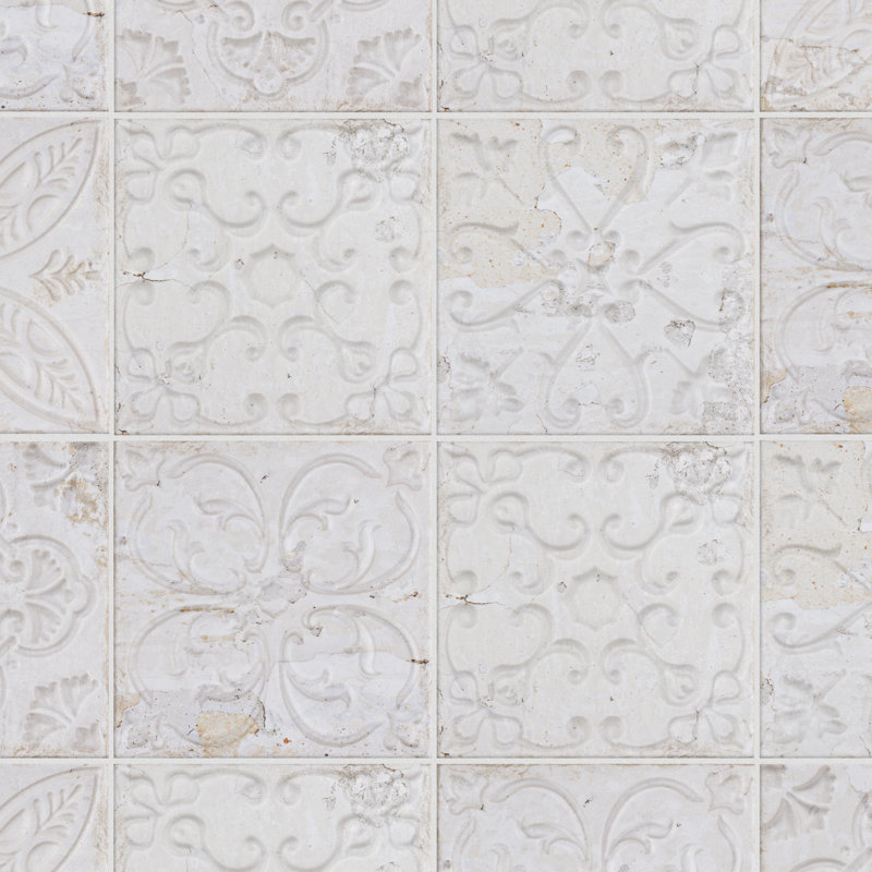 Aevum 8" x 8" Ceramic Metal Look Wall Tile