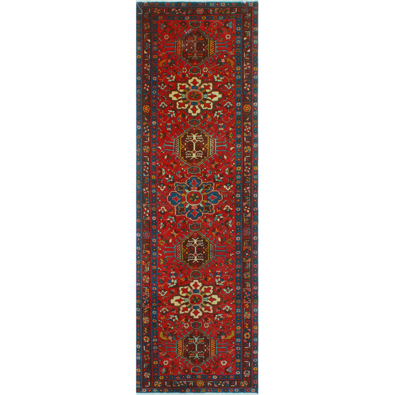 Khrystopher Distressed Arelis Red Runner