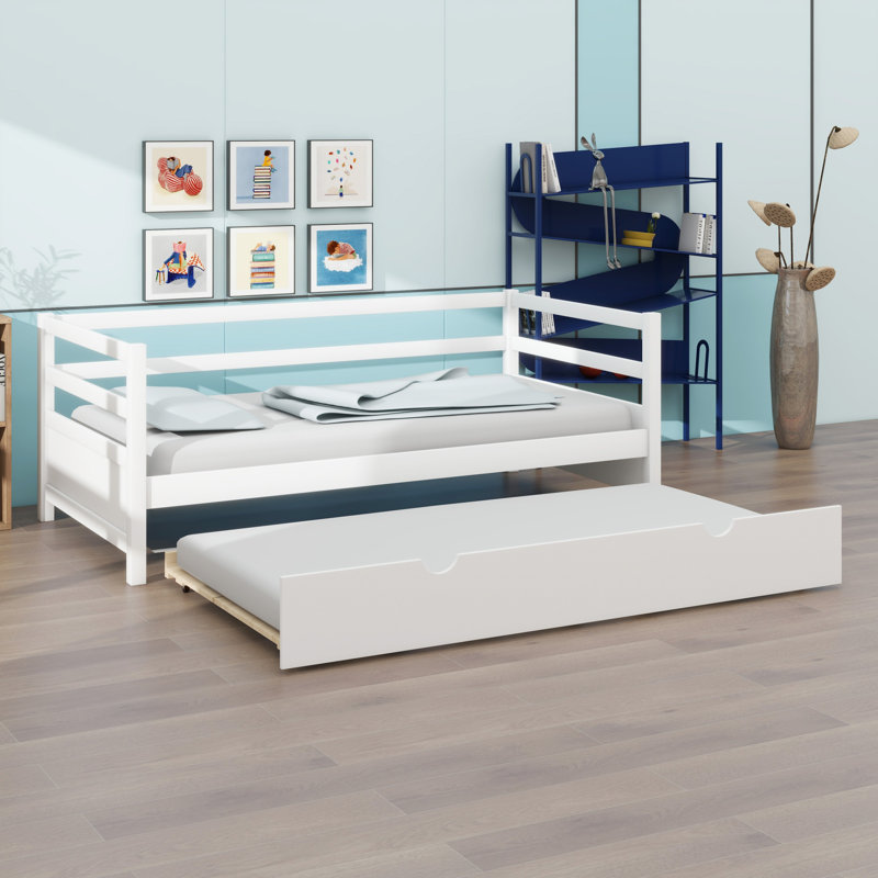 Daybed With Trundle, White