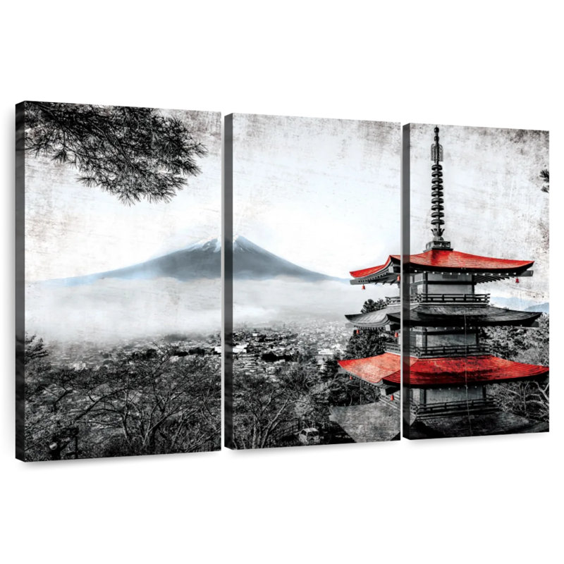 Adella Chureito Pagoda Pop, H 36 po x l 57 po