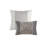 5 Piece Textured Jacquard Stripe Comforter Set With Throw Pillows-King/Cal King