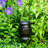 Solar Powered Black Ceramic Lantern