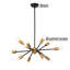 Lustre sphérique Spoutnik 12 lumières Rempe