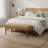Braided Jute Bench With Wooden Legs