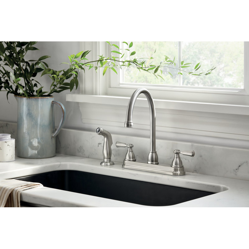 Peerless Elmhurst Kitchen Faucet with Side Spray, Stainless