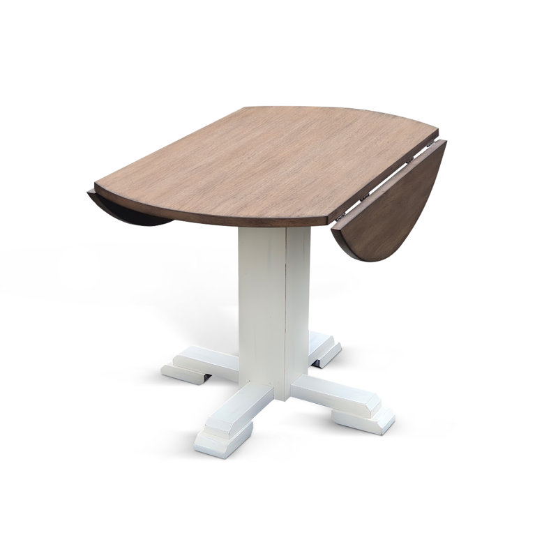 August Grove® Drop Leaf Round Table