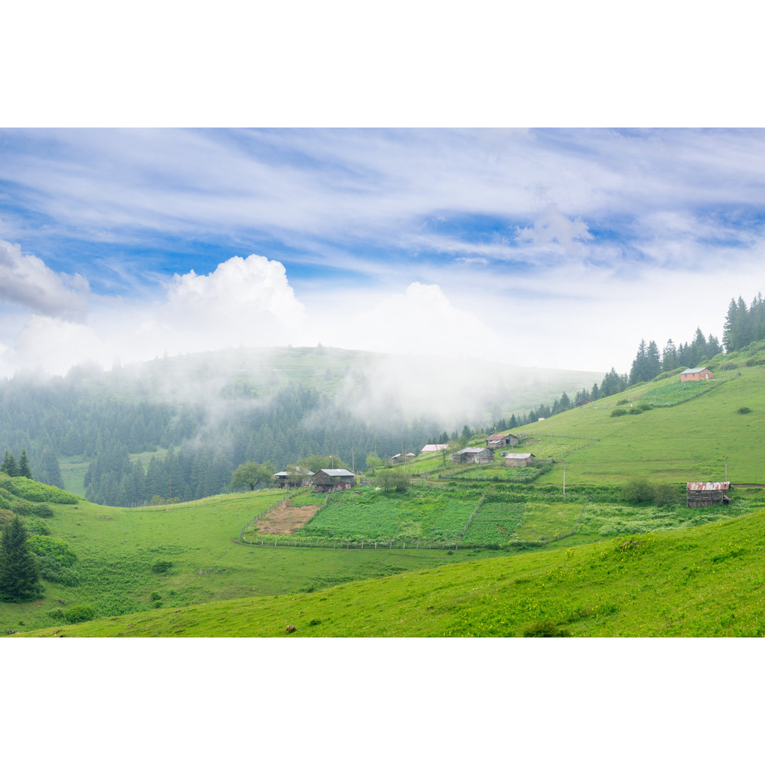 Nebliges Hochland, Türkei - Druck