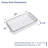 Mocoloo 24" x 14" Ceramic Rectangular Vessel Bathroom Sink with Decorative Rim-98706276