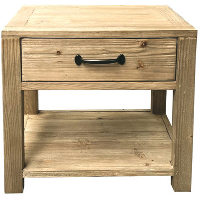 Madri Solid Wood End Table