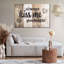 «Kiss Me Goodnight», impression sur toile-827331928