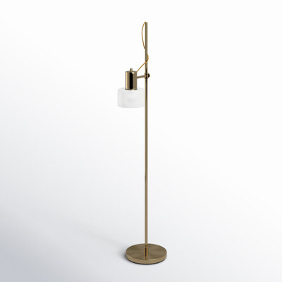Timi 56'' Polished Task Floor Lamp