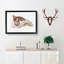 Illustration of a Cat by Jean Bernard - Picture Frame Painting Print-55579477-55579479
