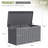 90 Gallon Outdoor Lockable Resin Deck Box For Patio Furniture-111666754