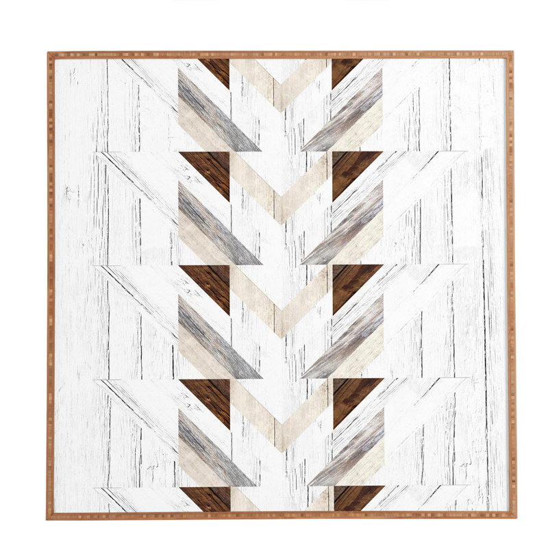 «Geo Wood 4», impression encadrée, H 12 po x l 12 po x P 1 po