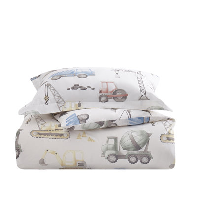 100% Organic Cotton Big Construction Duvet Cover