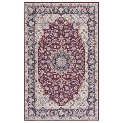 Tapis rouge / bleu marine / crème czarnetzki