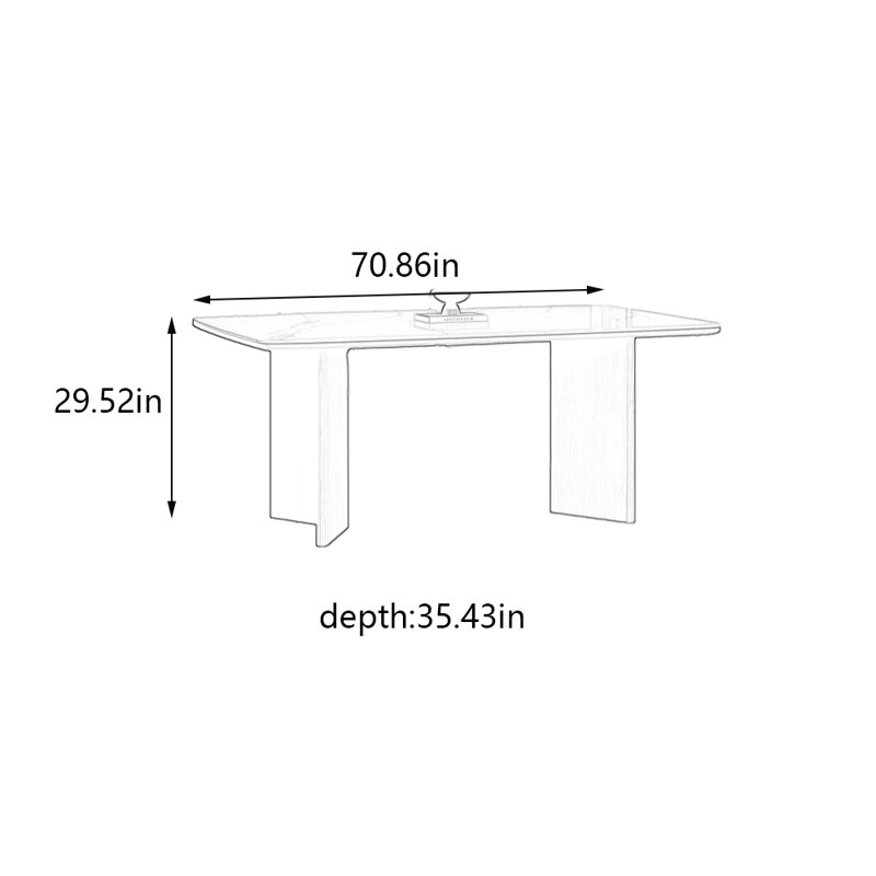 Flozell, 29.52"H x 70.86"L x 35.43"W