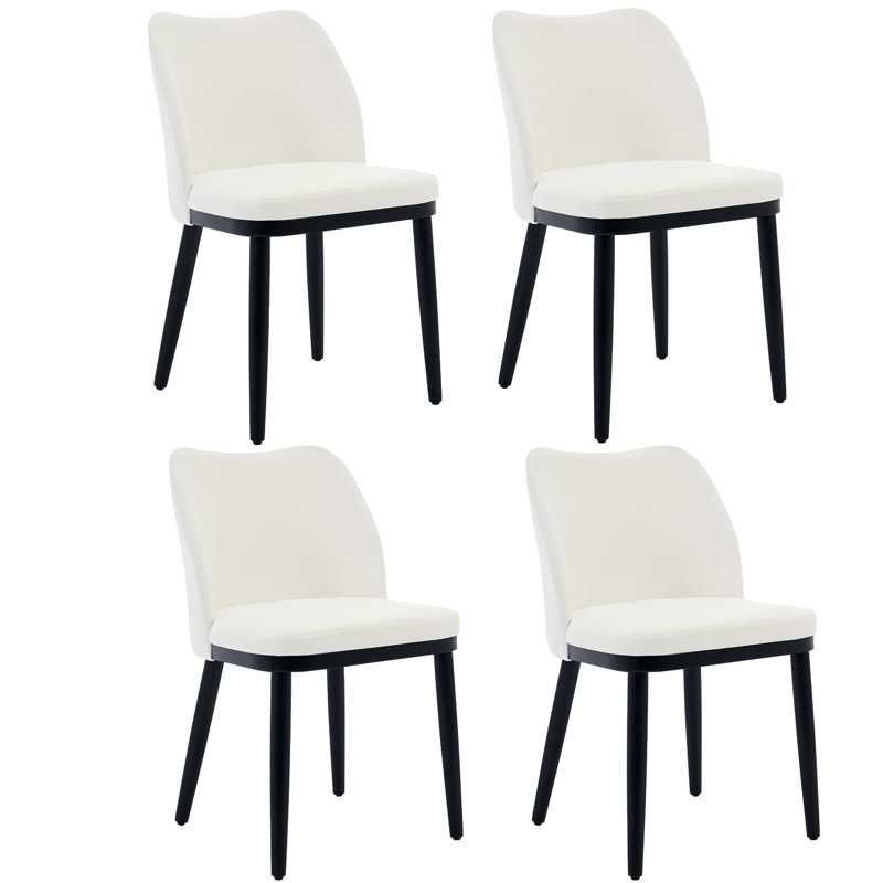 Upholstered Dining Chair, 4, Linen Beige