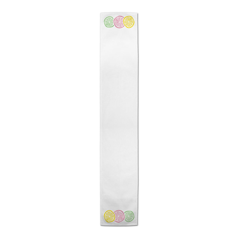 Shepshed Cotton Blend Table Runner, 90" L x 16" W