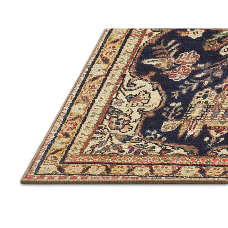 Tapis brun Southwestern, Rectangle 5 pi x 7 pi