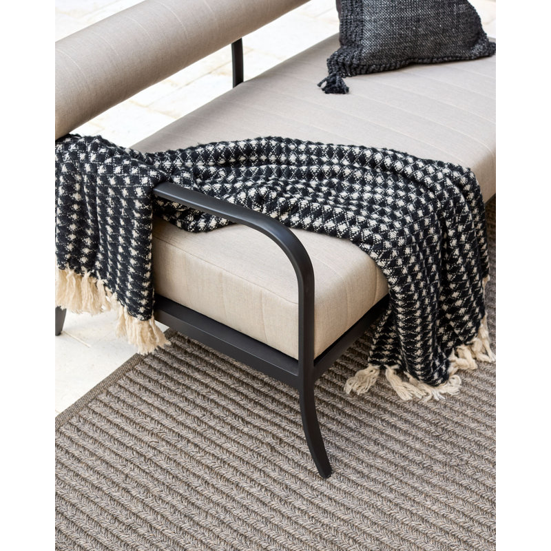 Ashley Childers X Surya Antibes Loveseat, Beige