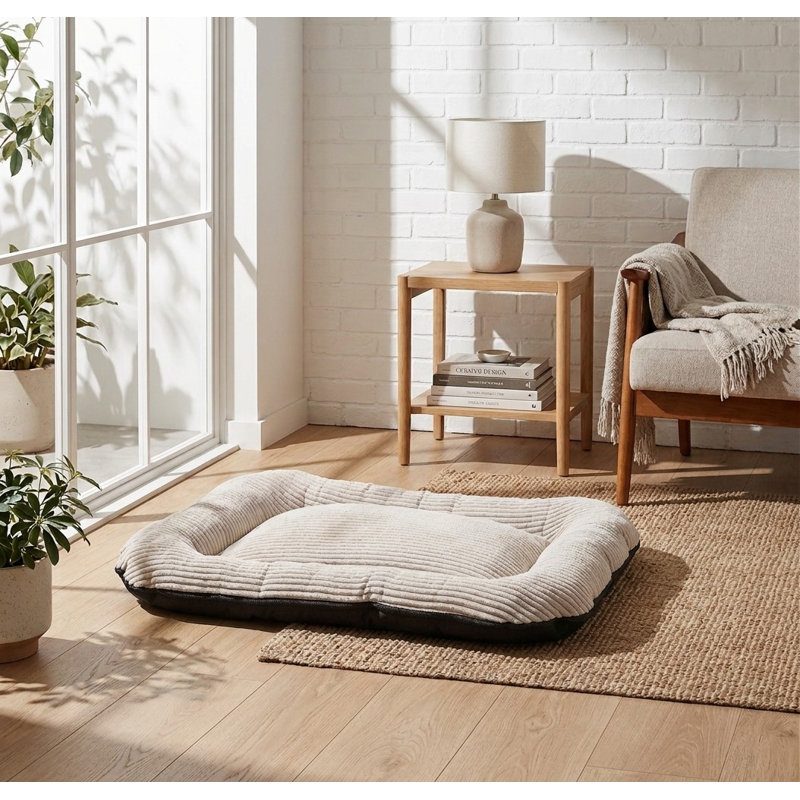 Lit orthopédique pour chien - M, tapis pour animaux avec housse amovible
