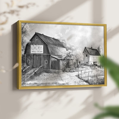 Day At The Farm -Framed Print - Restickable