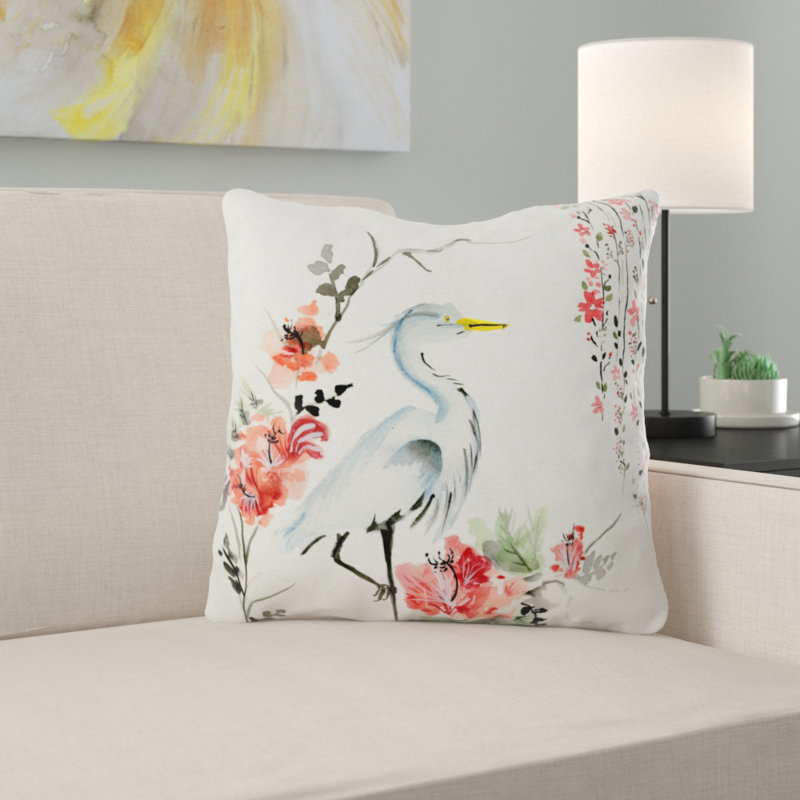 Housse et insert de coussin extérieur carré Wold, Microsuède, Intérieur