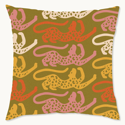 Polyester Indoor/Outdoor Throw Pillow