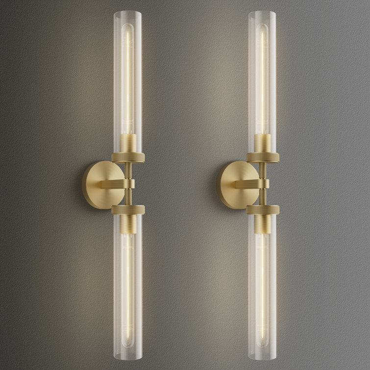 Twining 2 - Light Wallchiere Armed Sconce Wall Mounted Sconces Wall Lights(Including Bulbs)