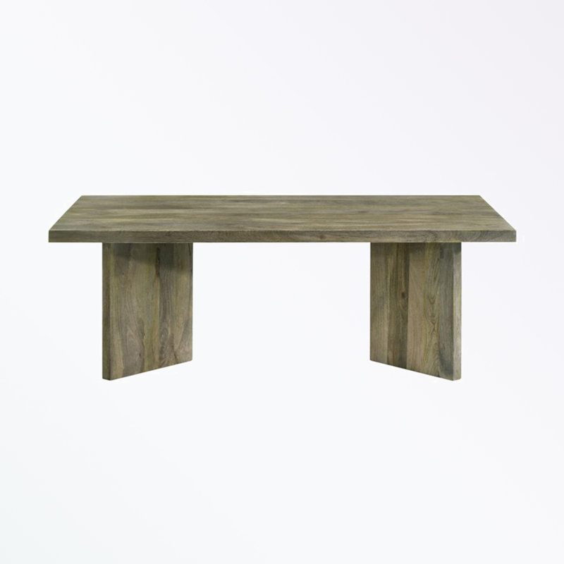 Rectangular Wood Coffee Table with sturdy legs