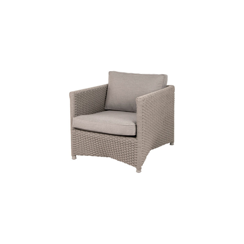Diamond Lounge Chair, Taupe, Taupe