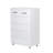 Six drawer side table-Multi Storage Function: White color cabinet with 6 drawers Simple design-12974969