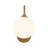 Bancroft 12-in Brushed Gold Wall/Vanity Light-1152172382