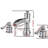 SoftStream Waterfall Brushed Nickel Widespread 3-Hole, 2-Handle Bathroom Sink Faucet