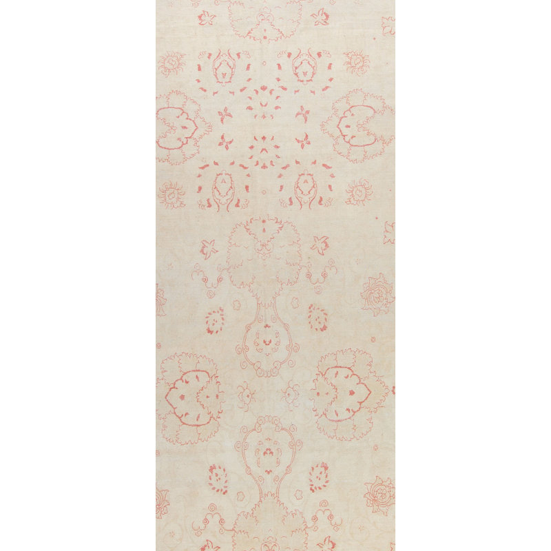 Subdued One-of-a-Kind Rectangle 13'6" X 21'9" Hand Knotted Area Rug