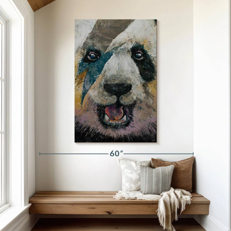 Brampt Panda Rock, 48" H x 32" W