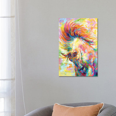 «Brave Horse» par Leon Devenice, reproduction d'art sur toile tendue