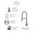Transolid Bell'arte Pull Down Kitchen Faucet-48275744