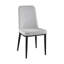 Fauteuil d'appoint en velours gris Kurtiss