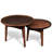 Oak Wood Nesting Coffee Table Set