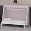 Lit en forme de maison avec lit gigogne escamotable, tente, tablette et lumière-129388582